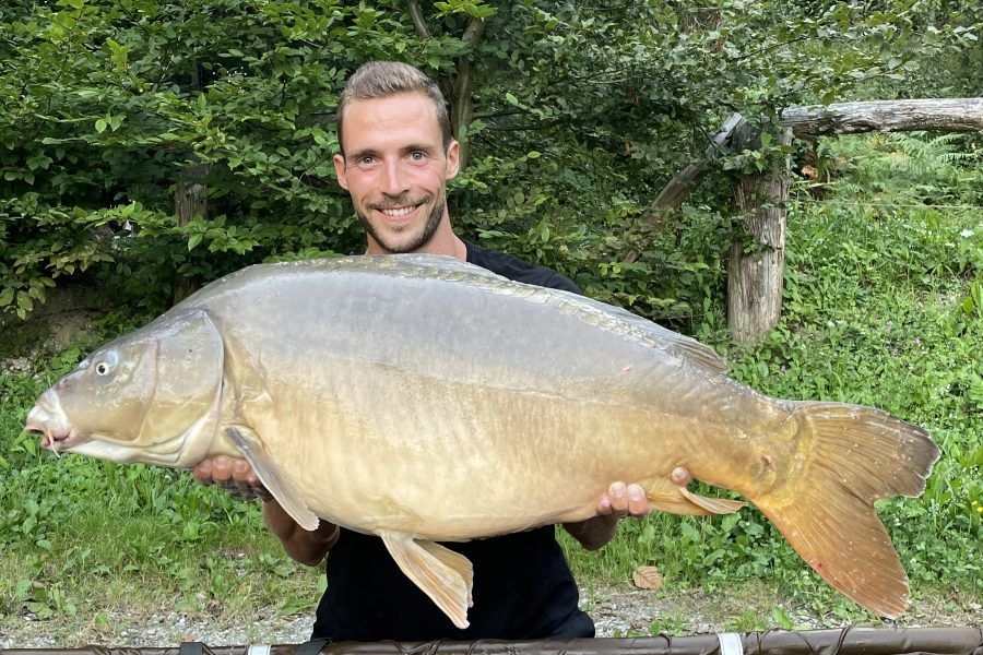 carpa catturata a Smartinsko jezero